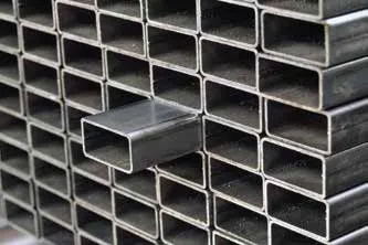 MS rectangular pipes stacked — MS pipe dealer in Guwahati